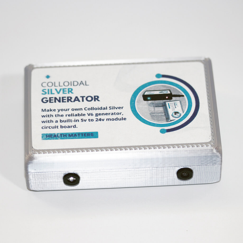 Close up of the Silver Colloidal Silver Maker